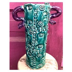 Funky Handmade Ceramic Vase
